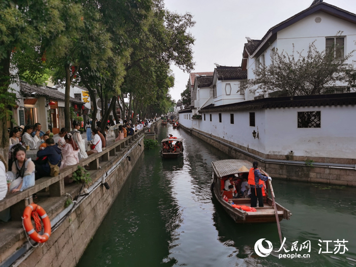 蘇州平江歷史街區(qū)一景。人民網(wǎng)記者王繼亮攝