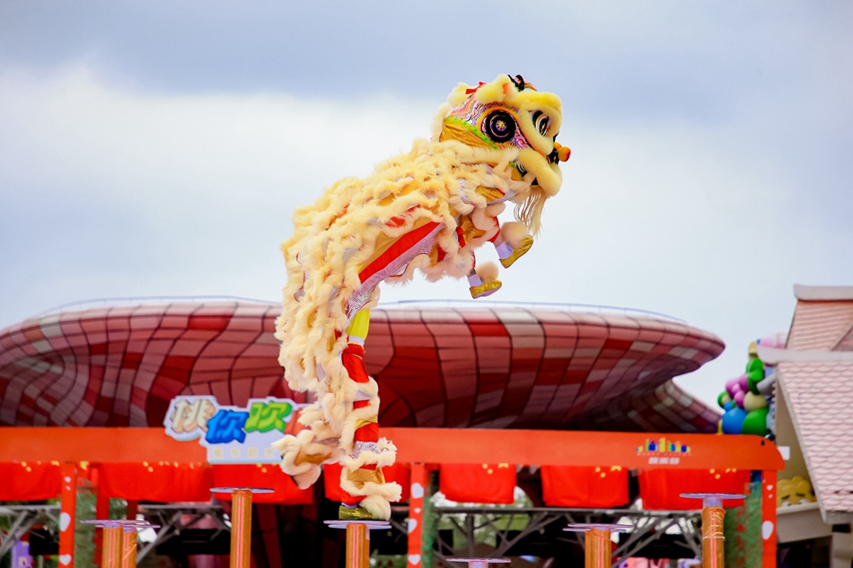 第十五屆全國(guó)舞龍舞獅錦標(biāo)賽（舞獅項(xiàng)目）在南京市棲霞區(qū)舉行。棲宣攝