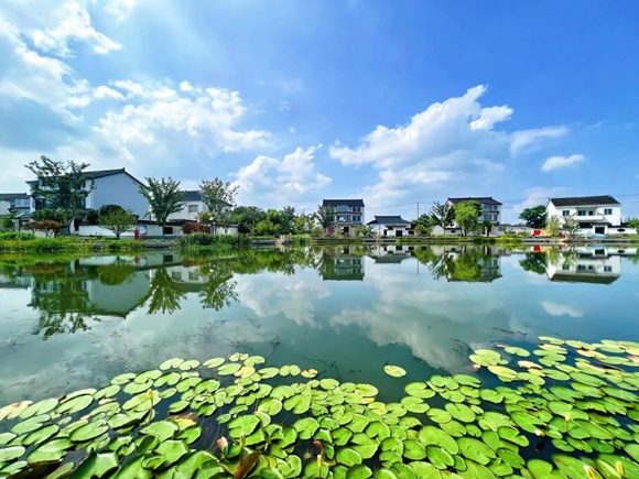 巴城鎮(zhèn)武神潭村。昆山市住建局供圖